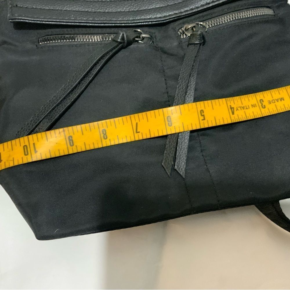Botkier Mini Black Faux Leather Nylon Backpack - Picture 15 of 15